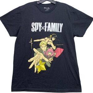 Spy x Family Shirt Mens Extra Large Anime AOP Graphic Spell Out Streetwear